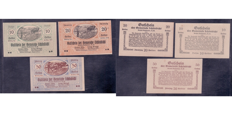 OÖ Notgeld Schönbichl 1920