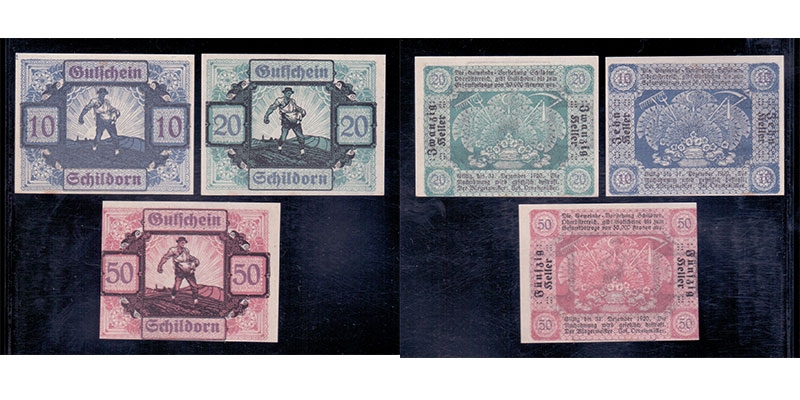 OÖ Gutschein Gemeinde Schildorn 1920