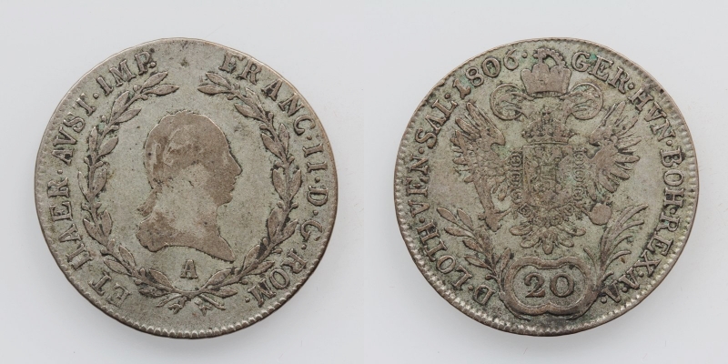 Österreich Franz II.(I.) 20 Kreuzer 1806 A Wien