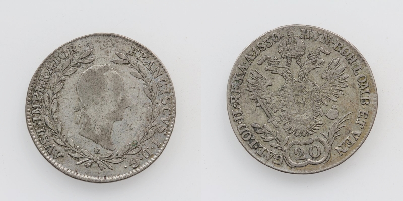 Franz II.(I.) 20 Kreuzer 1830 E Karlsburg