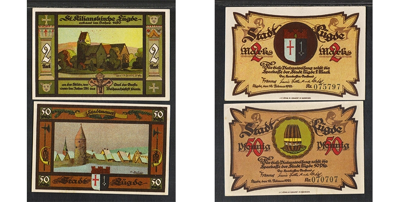 Nordrhein-Westfalen Notgeld Lügde 1921