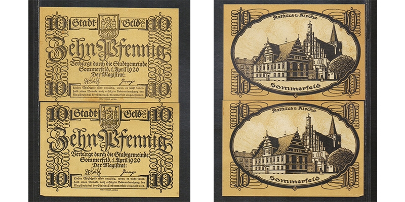 Brandenburg Notgeld Sommerfeld 1920