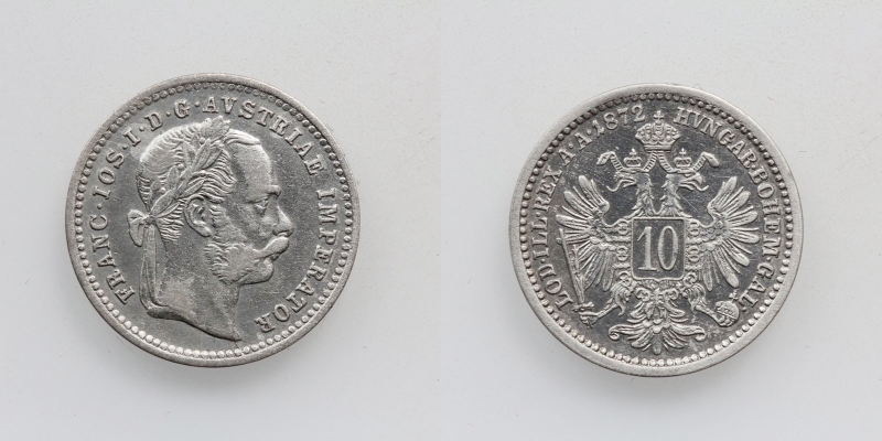 Österreich/Ungarn Franz Joseph I. 10 Kreuzer 1872