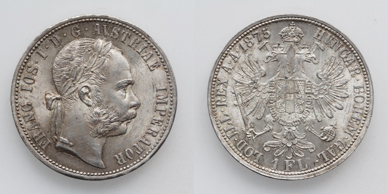 Österreich-Ungarn Franz Joseph I. Gulden 1875
