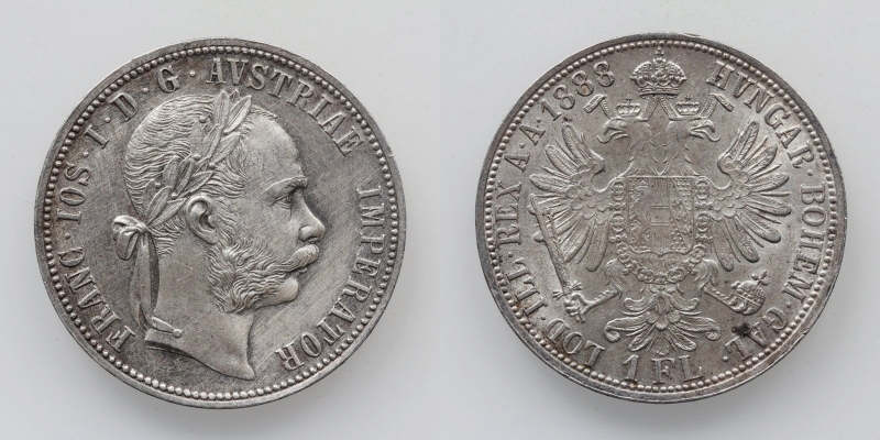 Österreich-Ungarn Franz Joseph I. Gulden 1888