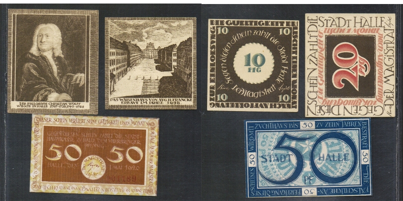 Sachsen-Anhalt 50 Pfennig Stadt Halle 1920