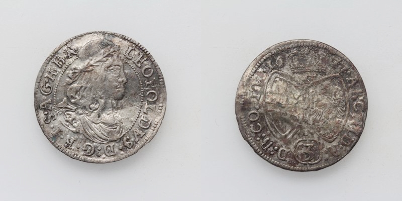 Tirol Leopold I. Groschen 1677 Hall