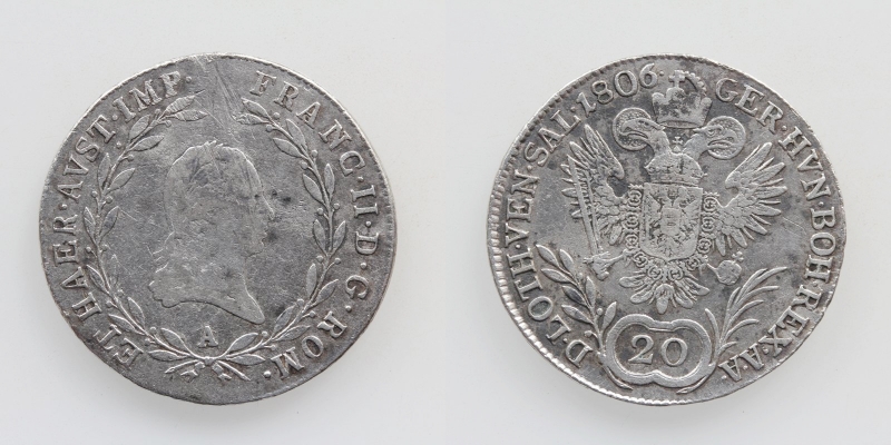 Franz II.(I.) 20 Kreuzer 1806 A Wien