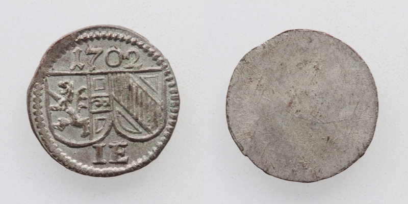 Salzburg Johann Ernst von Thun u. Hohenstein Pfennig 1702 IE