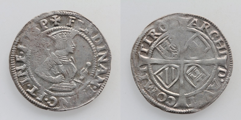 Tirol Ferdinand I. 1521-1564 6 Kreuzer o.J. Hall