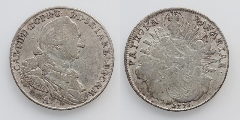 Bayern Karl Theodor Madonnentaler 1778 A Amberg