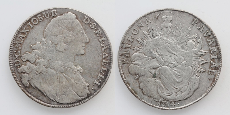 Bayern Maximilian III. Joseph Taler 1764