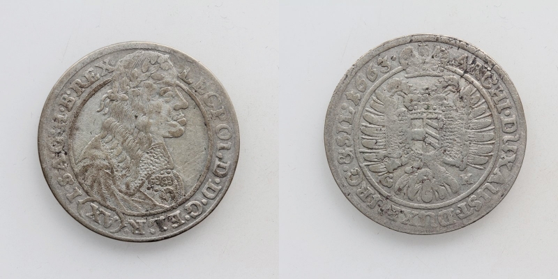 Leopold I. 15 Kreuzer 1663 G-H Breslau