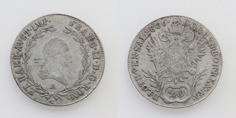 Franz II.(I.) 20 Kreuzer 1806 A Wien