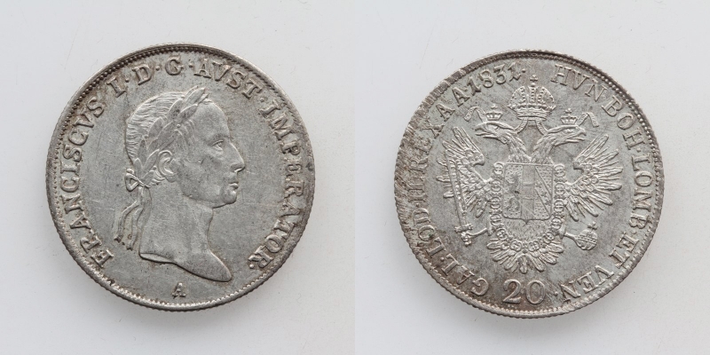 Franz II.(I.) 20 Kreuzer 1831 A Wien
