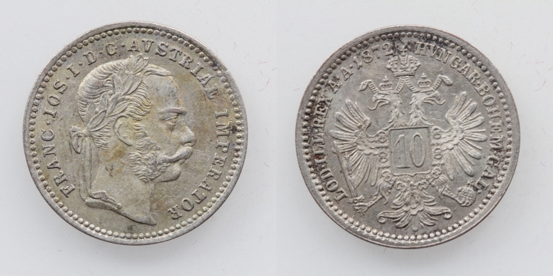 Österreich/Ungarn Franz Joseph I. 10 Kreuzer 1872