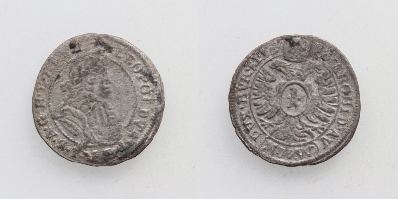 Leopold I. 1 Kreuzer 1696 Breslau