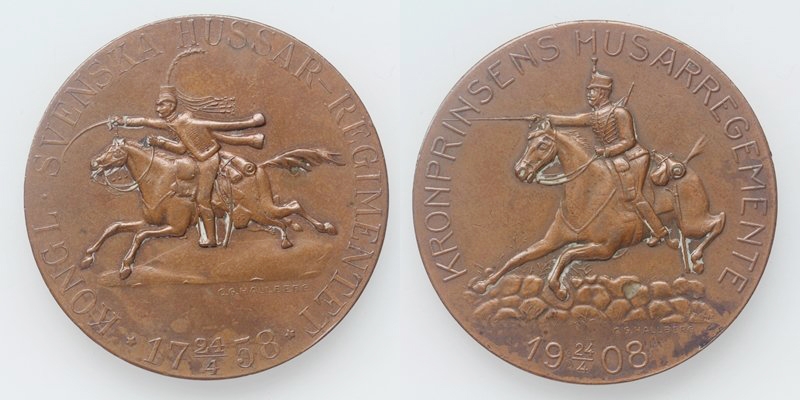 Schweden AE-Medaille 1908 (1758) Hallberg