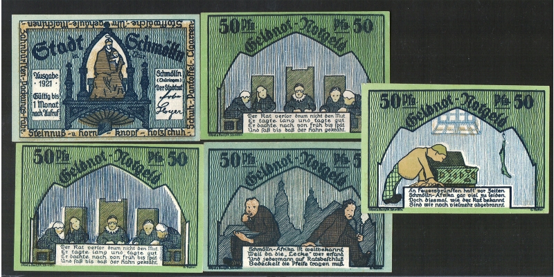 Thüringen Notgeld Schmölln 1921