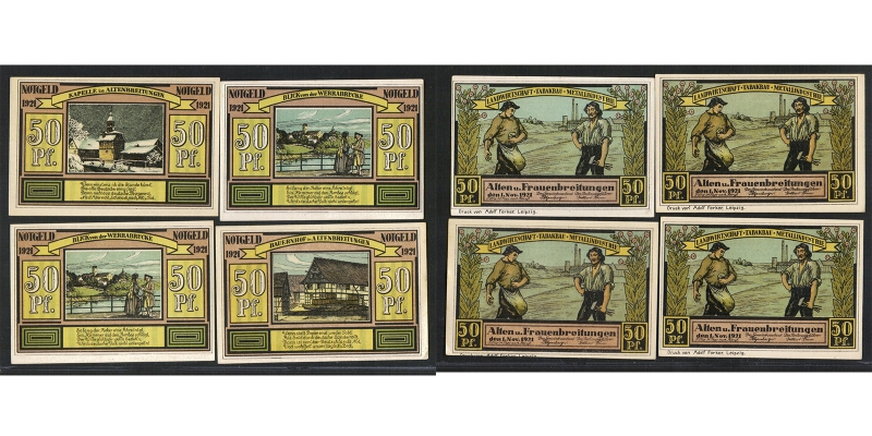 Notgeld Altenbreitungen Alten-und Frauenbreitungen 1921