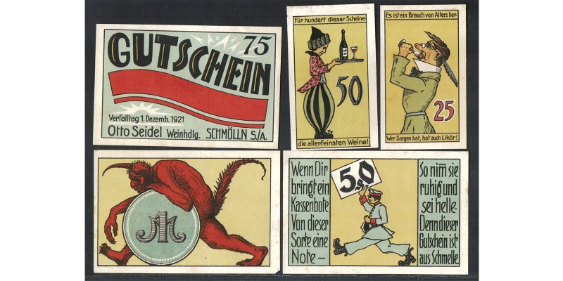 Sachsen-Anhalt Notgeld Otto Seidl Schmölln 1921