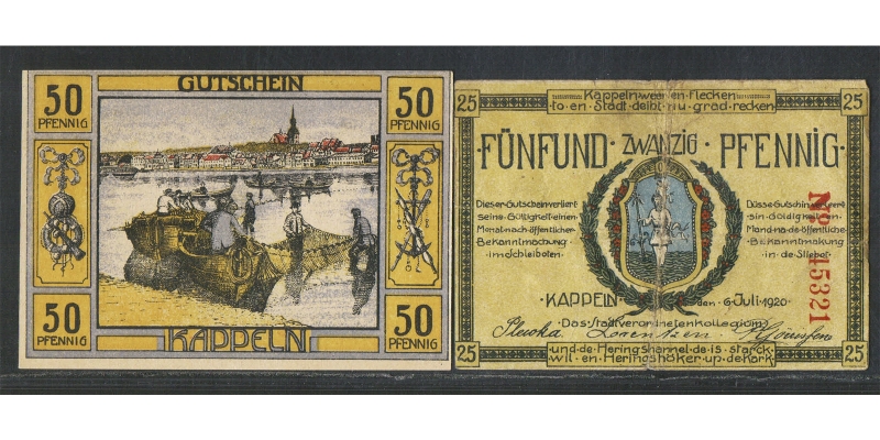 Schleswig-Holstein Notgeld Kappeln 1920