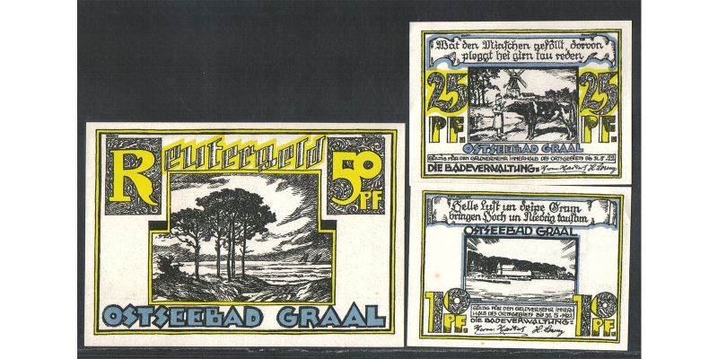 Mecklenburg-Vorpommern Reutergeld Graal o.D. 1922