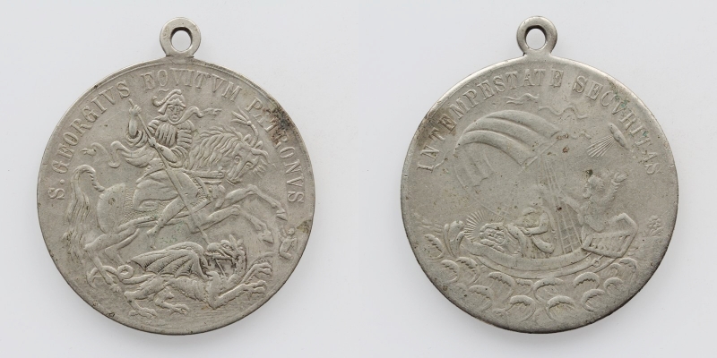 St. Georgstaler Medaille o.J. Silber