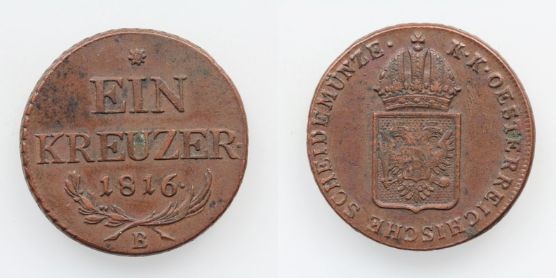 Franz II.(I.) 1 Kreuzer 1816 B