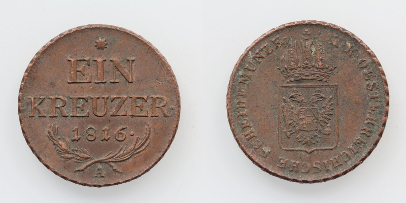 Franz II.(I.) 1 Kreuzer 1816 A Wien