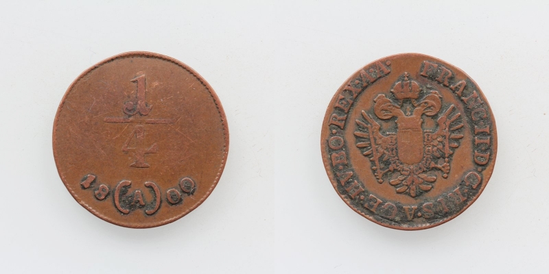 Franz II.(I.) 1/4 Kreuzer 1800 A Wien