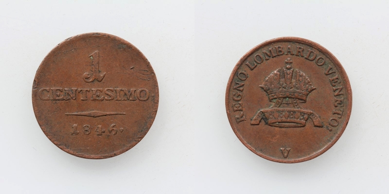 Lombardei-Venetien Ferdinand I. 1 Centesimi 1846 V Venedig