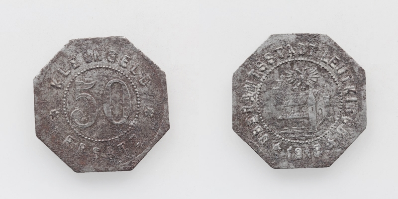 Kleingeld Ersatz Leutkirch 50 Pfennig 1918