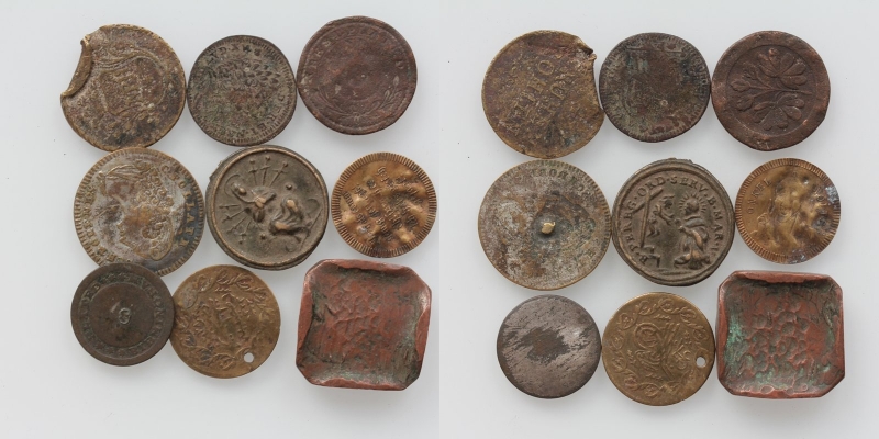 Jetons Wertmarken LOT 9 Stück