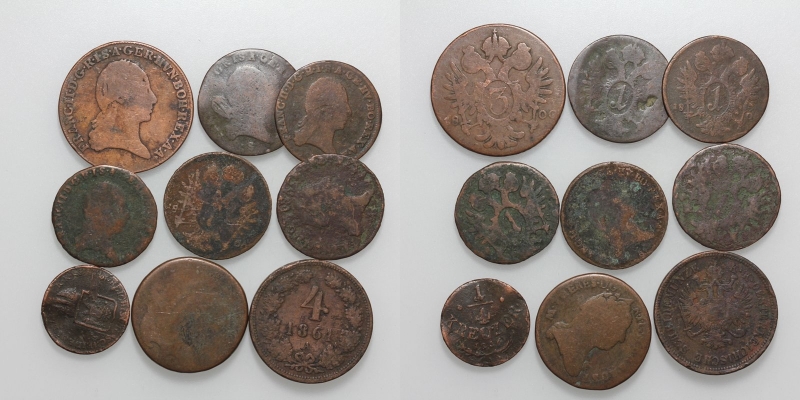 Römisch Deutsches Reich Österreich Kaiserreich LOT 9 Stück
